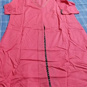 Beautiful And Formal Pink Kurti