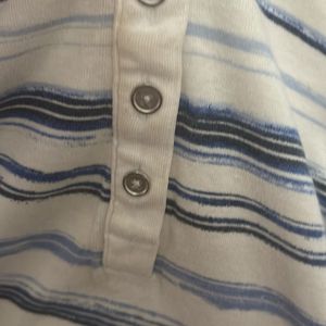 Max White And Blue Shirt