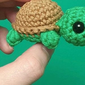 Crochet 🧶 Turtle 🐢 Keychain 😄