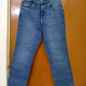 High waist Blue Jeans