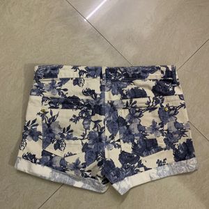 ONLY DENIM PRINTED SHORTS