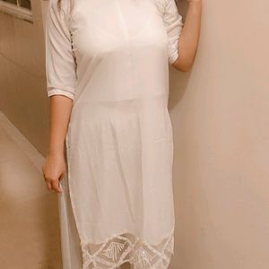 White Kurti