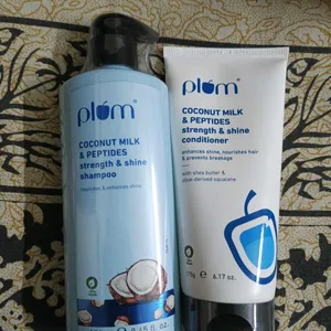 Plum Coconut Milk & Peptide Shampoo Conditioner