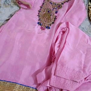 Punjabi Salwara Suit Pink💗💗