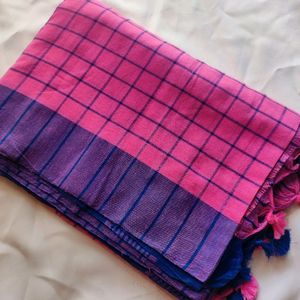 New Without Tag- Handloom Cotton Saree