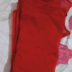 Cherry Red Dupatta