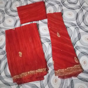 Unstitch Lahenga Choli And Dupatta Fabric