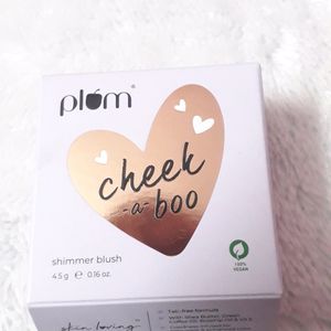 Plum Cheek-A-Boo Shimmer Blush Bare Necessity