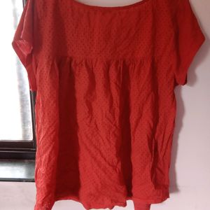 Red Stylish Top