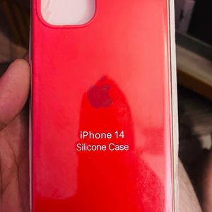 Iphone 14 Red Color Silicon New Cover