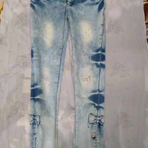 Blue Damage Jeans