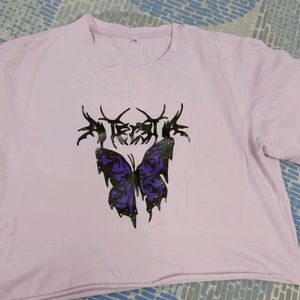 Lavender Cropped Tshirt