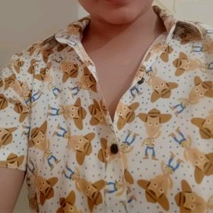 Printed Cotton Shirt