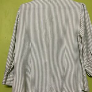 Striped Shirt Cotton Branded Good Quality