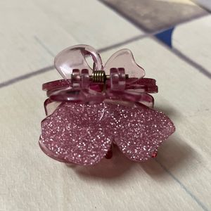 Butterfly Hair Clip Pink