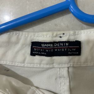 White Slim Fit Jeans