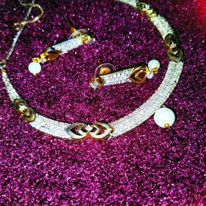 🪄Elegant Necklace Set With Earrings