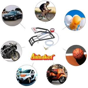 AIRMAKER SB001 Air Foot Pump Bicycle, Motorcycle,