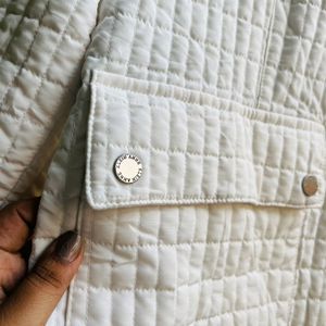 Anne Klein White quilted jacket