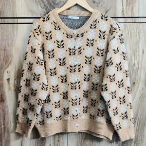 Light Brown Sweater Size-38