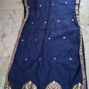 It's Pure Chanderi Kurta With Duppat