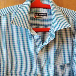 42 Men Checked Shirt