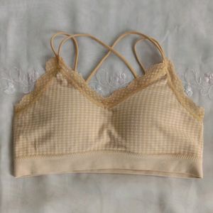 pale yellow bralette