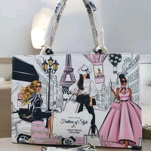 PREMIUM QUALITY DOLL PRINT TOTE BAG