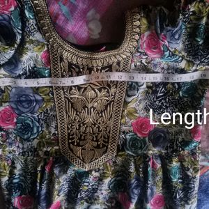 Self Stitch Georgette Kurti