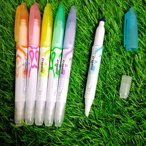 Set Of 6 Erasable Highlighters