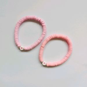 Fimo Pink Bracelet