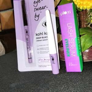 Plum Combo Eyeliner Kajal