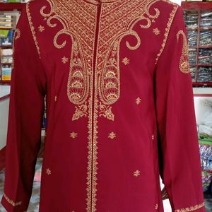 Branded Maroon Sherwani