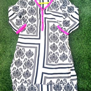 Short Kurti With Front Buttons