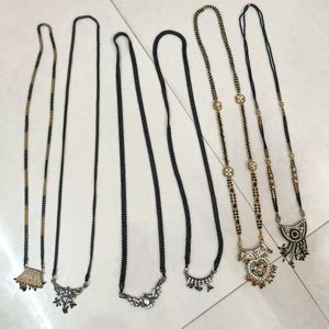 Long Mangalsutra Pack Of 6 For Women.