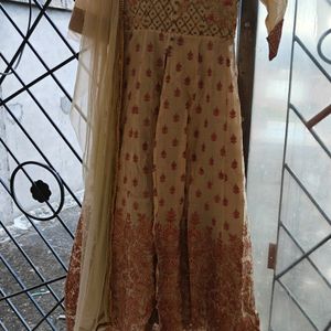 PRICE DROP!! WESTSIDE Golden Kurta Skirt Dupatta S