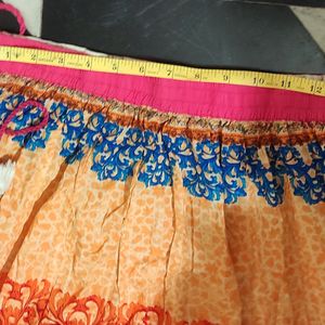 Multicolor Women Long Skirt