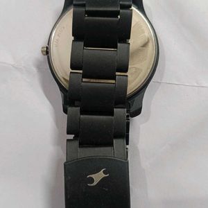 Watch For Men Mat Black Steel Chain