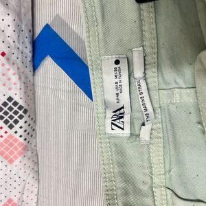 ZARA Marine Straight Pants