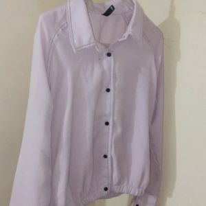 Women Relaxed Fit Shirt With Bottom Elastic