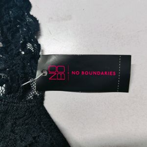 No Boundaries Womens Bralette Size Large Black