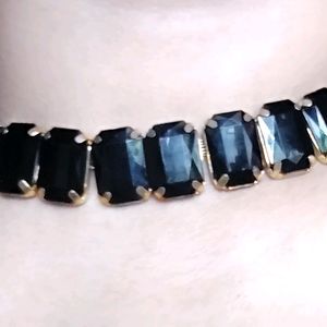 Black Stone Finished Necklace