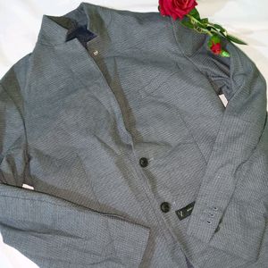 Van Heusen Grey Coat Blazer For Men