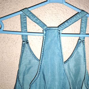 Denim Fancy Top