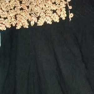 Black Embroidery Frock