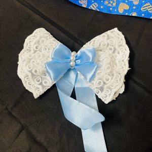 Blue ribbon bow 🎀 🧿❤️