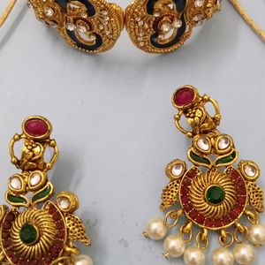 Kundan Set With Bangle