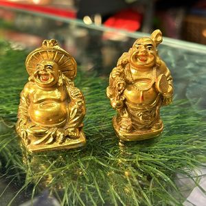 Gold Colour 2 Pcs budha Set Home decor Items