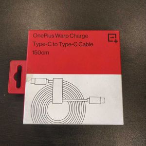 One Plus Warp Charger Cable Type C