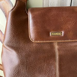 Fossil Leather Handbag